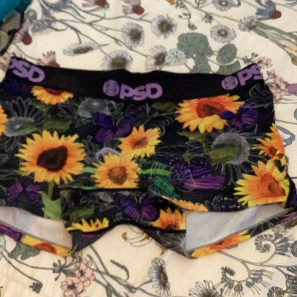 PSD Athletic Shorts Black and Purple